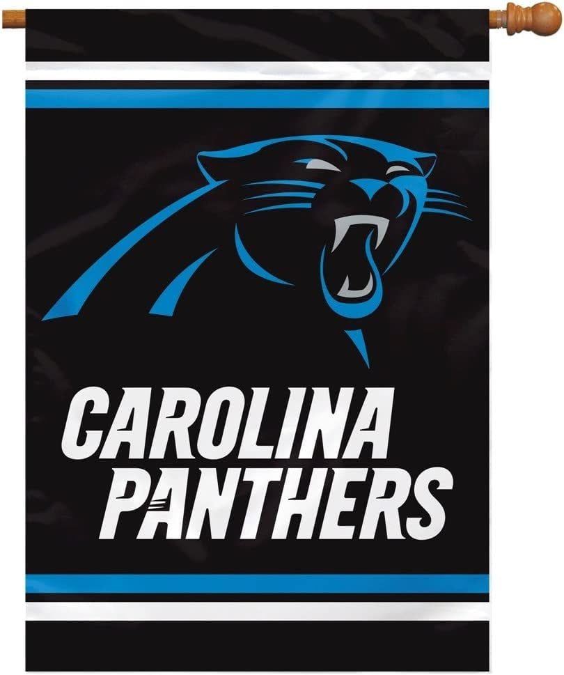 Carolina Panthers Flag 2 Sided Vertical Banner 94828B Heartland Flags