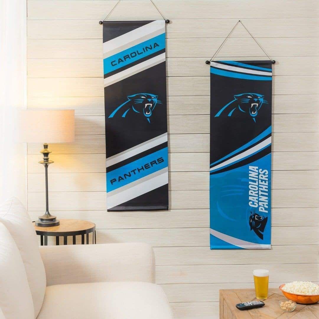 Carolina Panthers Flag 2 Sided Wall Banner with Dowell 13DS3804FB Heartland Flags