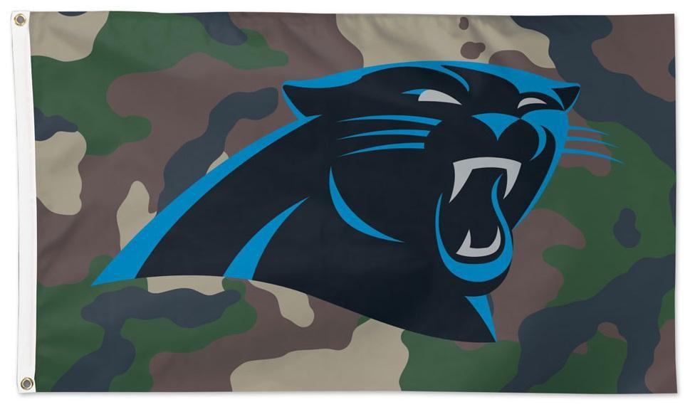 Carolina Panthers Flag 3x5 Military Camo 32399321 Heartland Flags