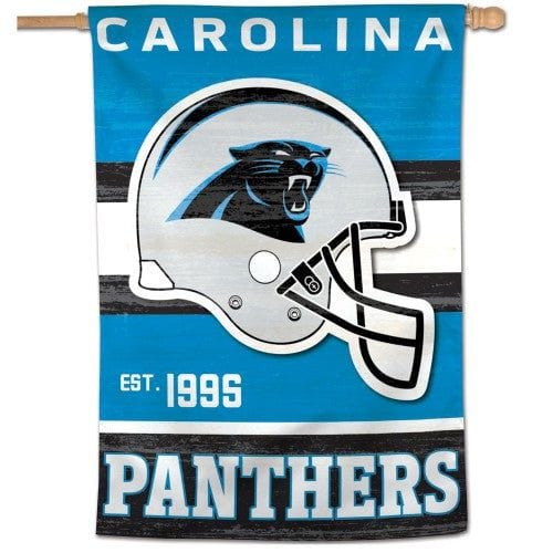 Carolina Panthers Flag Classic Logo Vertical House Banner 47620118 Heartland Flags
