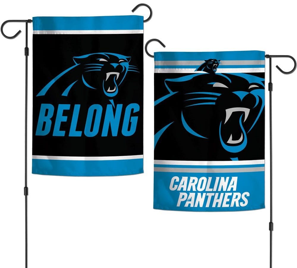 Carolina Panthers Garden Flag 2 Sided Belong Slogan 75938118 Heartland Flags