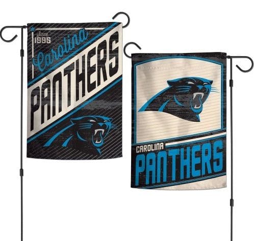 Carolina Panthers Garden Flag 2 Sided Retro Classic Logo 08156319 Heartland Flags