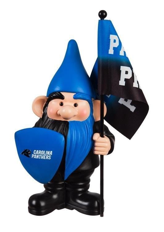 Carolina Panthers Gnome with Flag Panthers Pride 543804FHG Heartland Flags