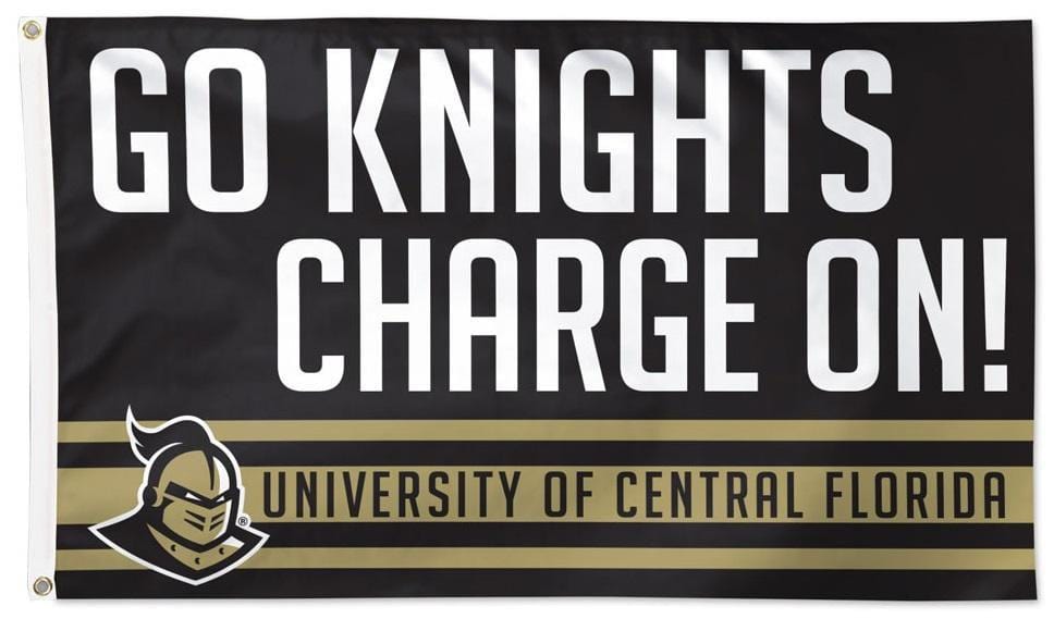 Central Florida Flag 3x5 Go Knights Charge On UCF 36825321 Heartland Flags
