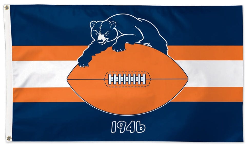 Chicago Bears 3x5 Flag 1946 Football Champions Retro 28466118 Heartland Flags