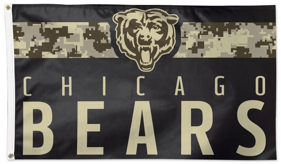Chicago Bears Flag 3x5 Digi Camo Military 29202221 Heartland Flags