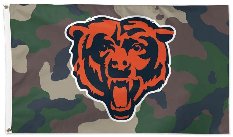 Chicago Bears Flag 3x5 Military Camo 29193321 Heartland Flags