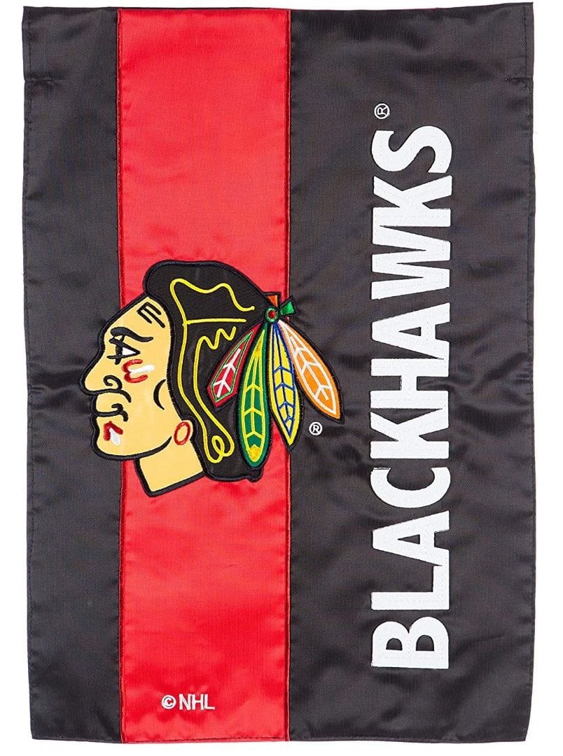 Chicago Blackhawks Flag 2 Sided Applique House Banner 15SF4355 Heartland Flags