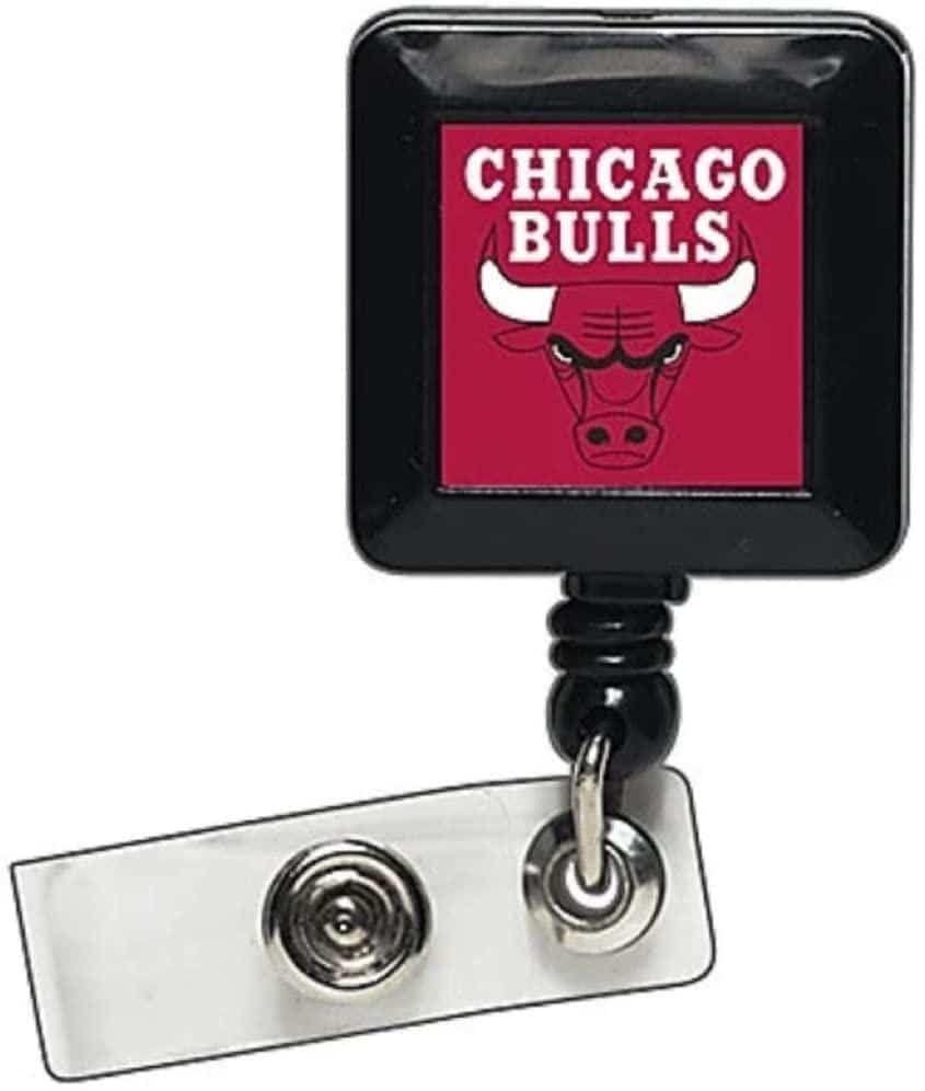 Chicago Bulls Badge Holder Reel 27797010 Heartland Flags