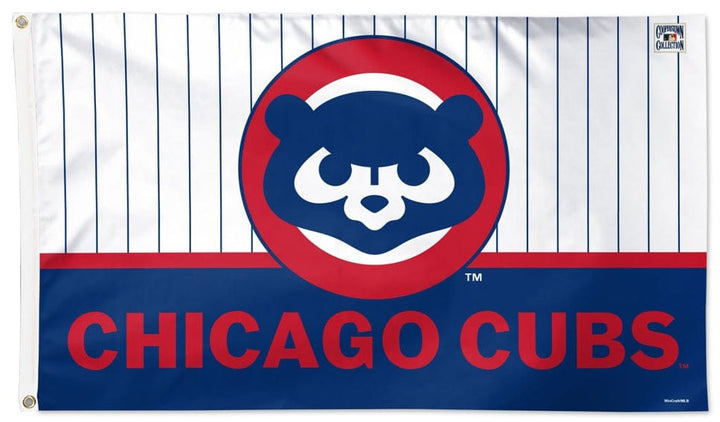 Chicago Cubs Flag 3x5 Pinstripe Cooperstown 34433321 Heartland Flags