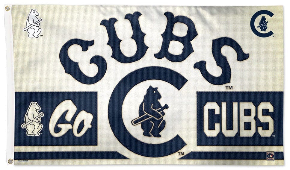 Chicago Cubs Flag 3x5 Retro Logo Field Of Dreams 55322322 Heartland Flags