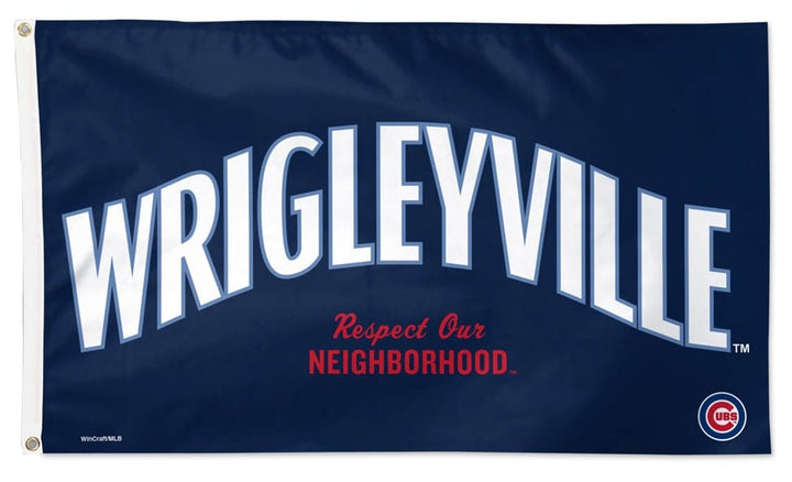 Chicago Cubs Flag 3x5 Wrigleyville Respect Our Neighborhood 40957321 Heartland Flags