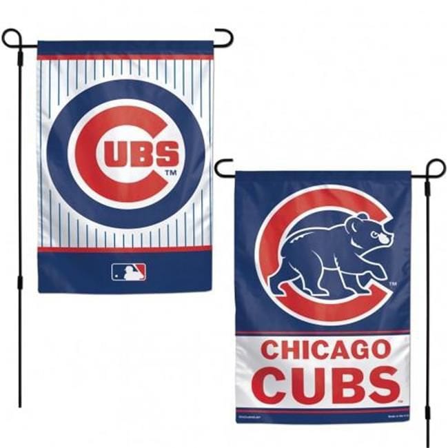 Chicago Cubs Garden Flag 2 Sided Double Logo 15835217 Heartland Flags