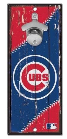 Chicago Cubs Wood Sign Bottle Opener Wall Decoration 58821116 Heartland Flags