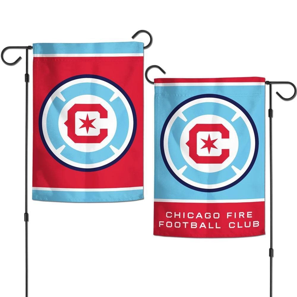Chicago Fire Garden Flag 2 Sided Logo Football Club 42901121 Heartland Flags