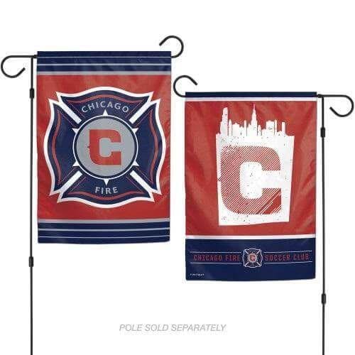 Chicago Fire Garden Flag 2 Sided Logo 42901117 Heartland Flags