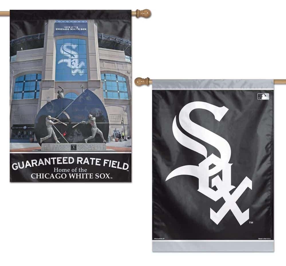 Chicago White Sox Flag 2 Sided Guaranteed Rate Field 88613017 Heartland Flags