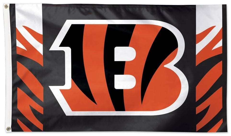 Cincinnati Bengals Flag 3x5 Vertical Stripe Black 32622321 Heartland Flags