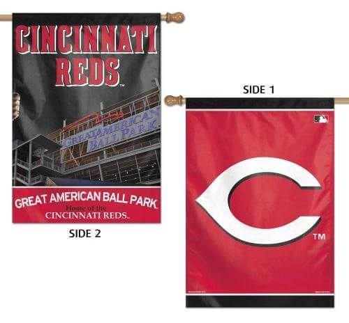 Cincinnati Reds Flag 2 Sided Great America Ballpark House Banner 18163013 Heartland Flags