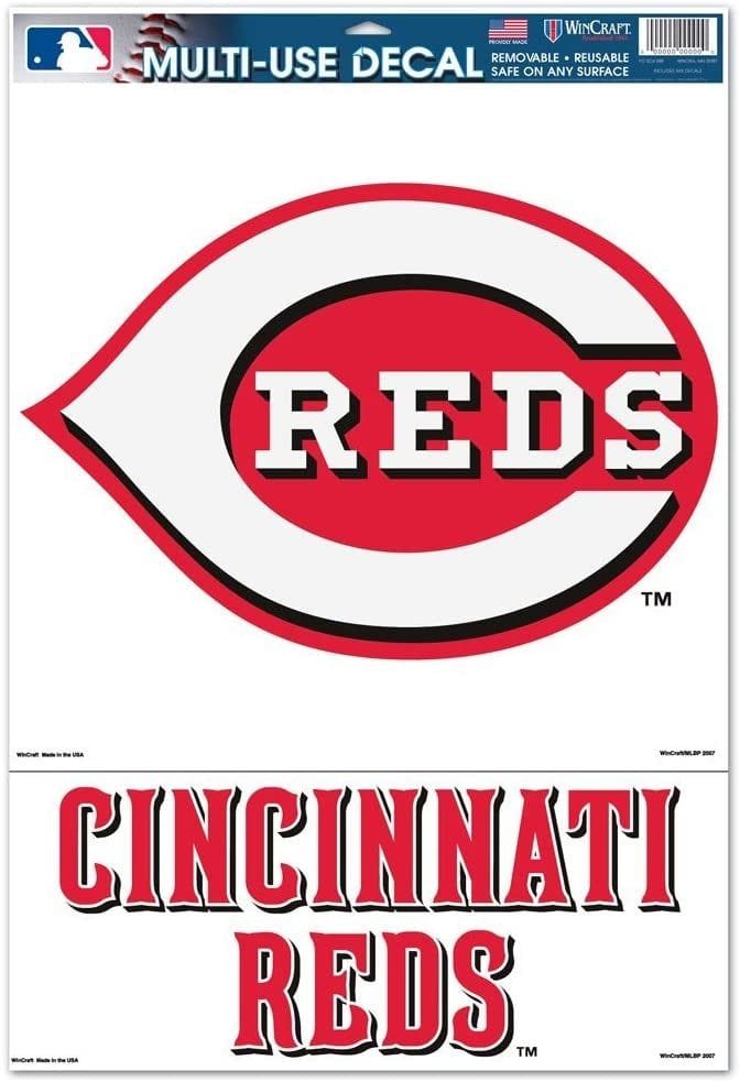Cincinnati Reds Ultra Cling Large Primary Logo 25318071 Heartland Flags