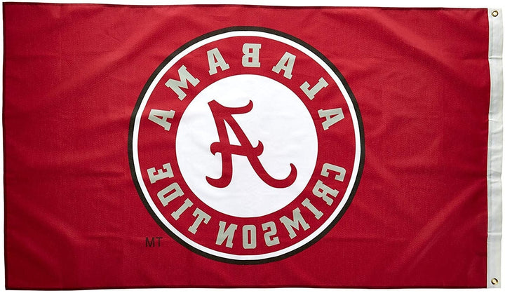 Circle A Logo Alabama Crimson Tide 3x5 Flag 95602 Heartland Flags