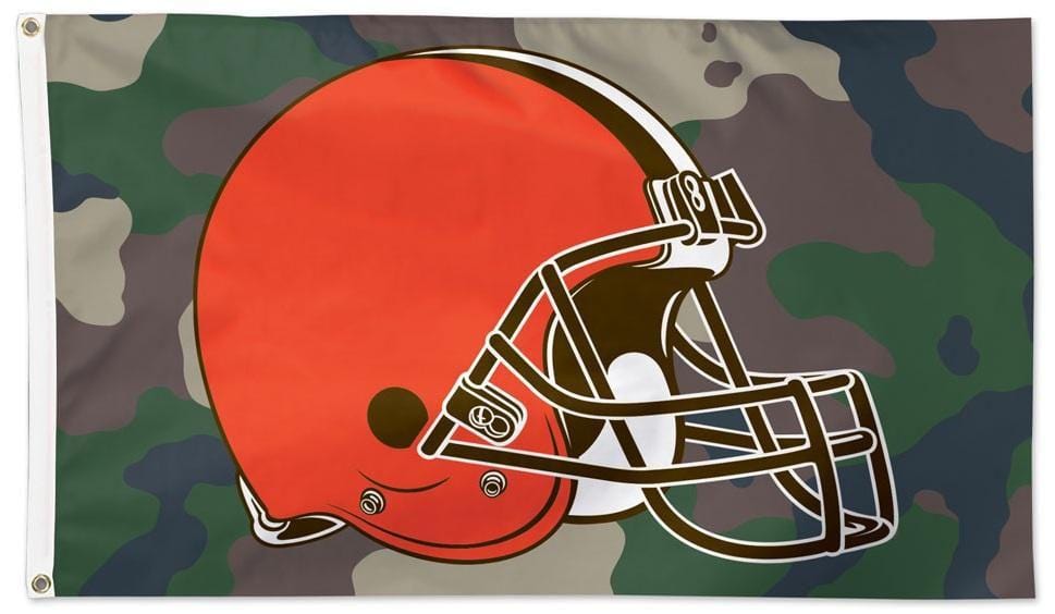Cleveland Browns Flag 3x5 Military Camo 32602321 Heartland Flags