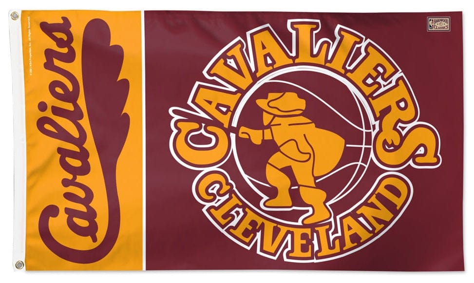 Cleveland Cavaliers Flag 3x5 Vintage Logo Retro 41450321 Heartland Flags