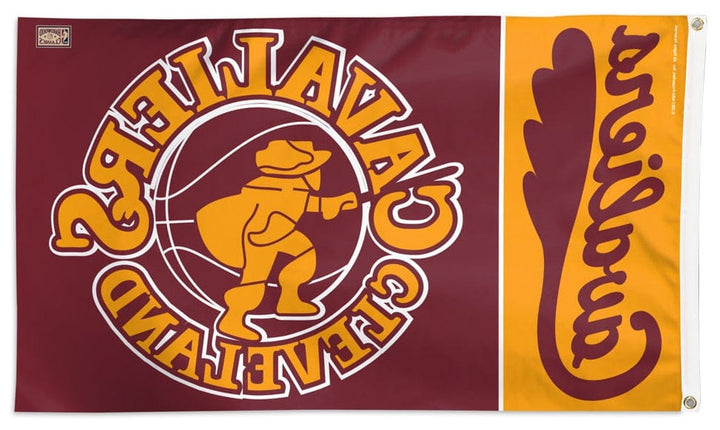 Cleveland Cavaliers Flag 3x5 Vintage Logo Retro 41450321 Heartland Flags
