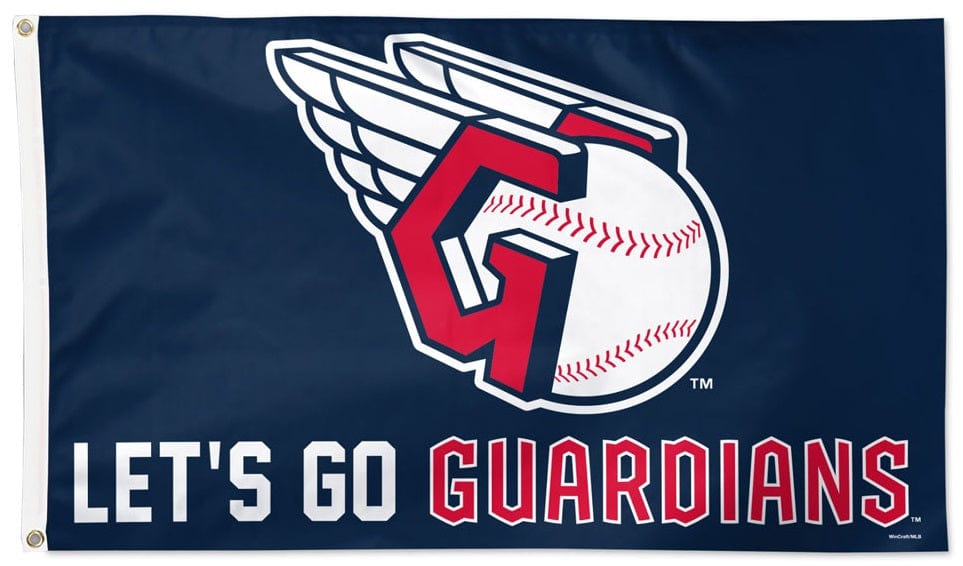 Cleveland Guardians Flag 3x5 Let's Go Guardians 34545322 Heartland Flags