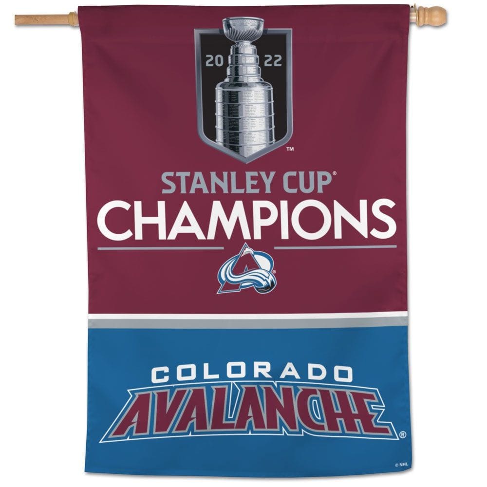 Colorado Avalanche Flag 2022 Stanley Cup Champions Banner 52290317 Heartland Flags