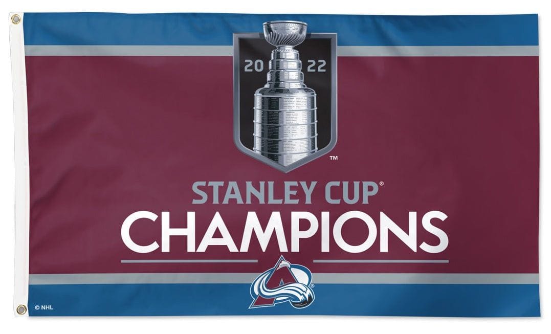 Colorado Avalanche Flag 3x5 Stanley Cup Champions 52292317 Heartland Flags