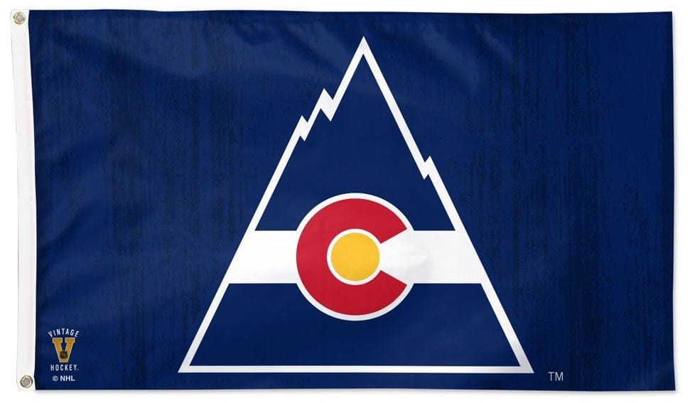 Colorado Avalanche Flag 3x5 Vintage Logo 41623321 Heartland Flags