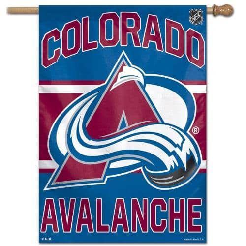 Colorado Avalanche House Flag Vertical Banner 00985017 Heartland Flags