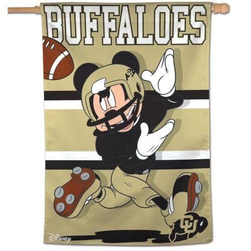 Colorado Banner Mickey Mouse Buffaloes Football House Flag 82317117 Heartland Flags