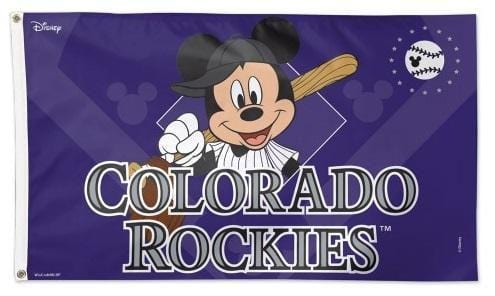 Colorado Rockies Flag 3x5 Mickey Mouse Disney 76685118 Heartland Flags