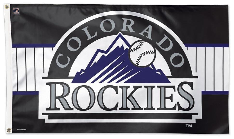 Colorado Rockies Flag 3x5 Retro Vintage Throwback 04423419 Heartland Flags
