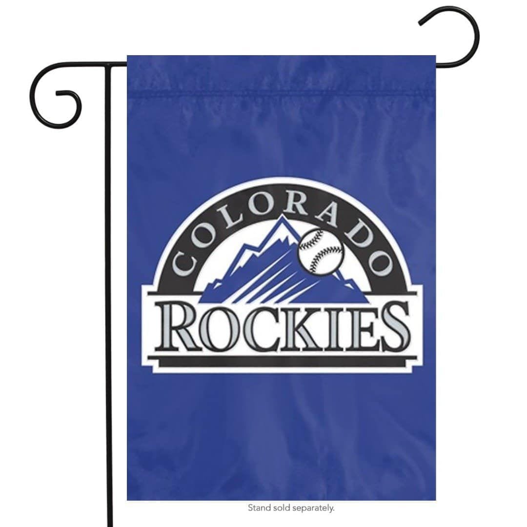 Colorado Rockies Garden Flag Applique MLB GFCOL Heartland Flags