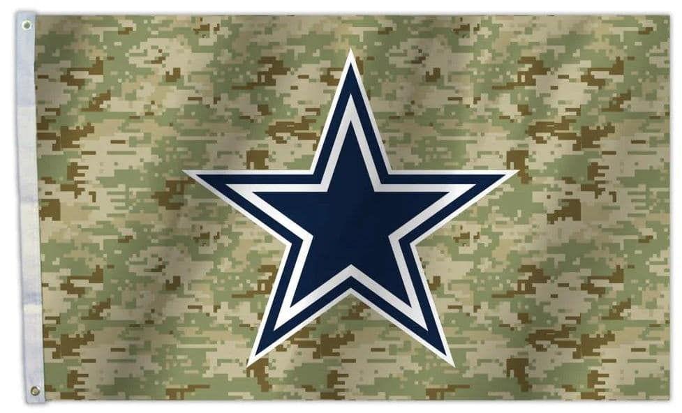 Dallas Cowboys Flag 3x5 Camouflage 95003 Heartland Flags