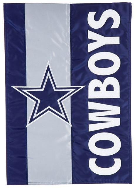Dallas Cowboys Garden Flag 2 Sided Embellished Logo 16SF3808 Heartland Flags