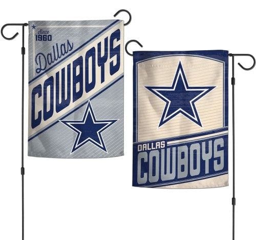 Dallas Cowboys Garden Flag 2 Sided Retro Classic Logo 08160319 Heartland Flags