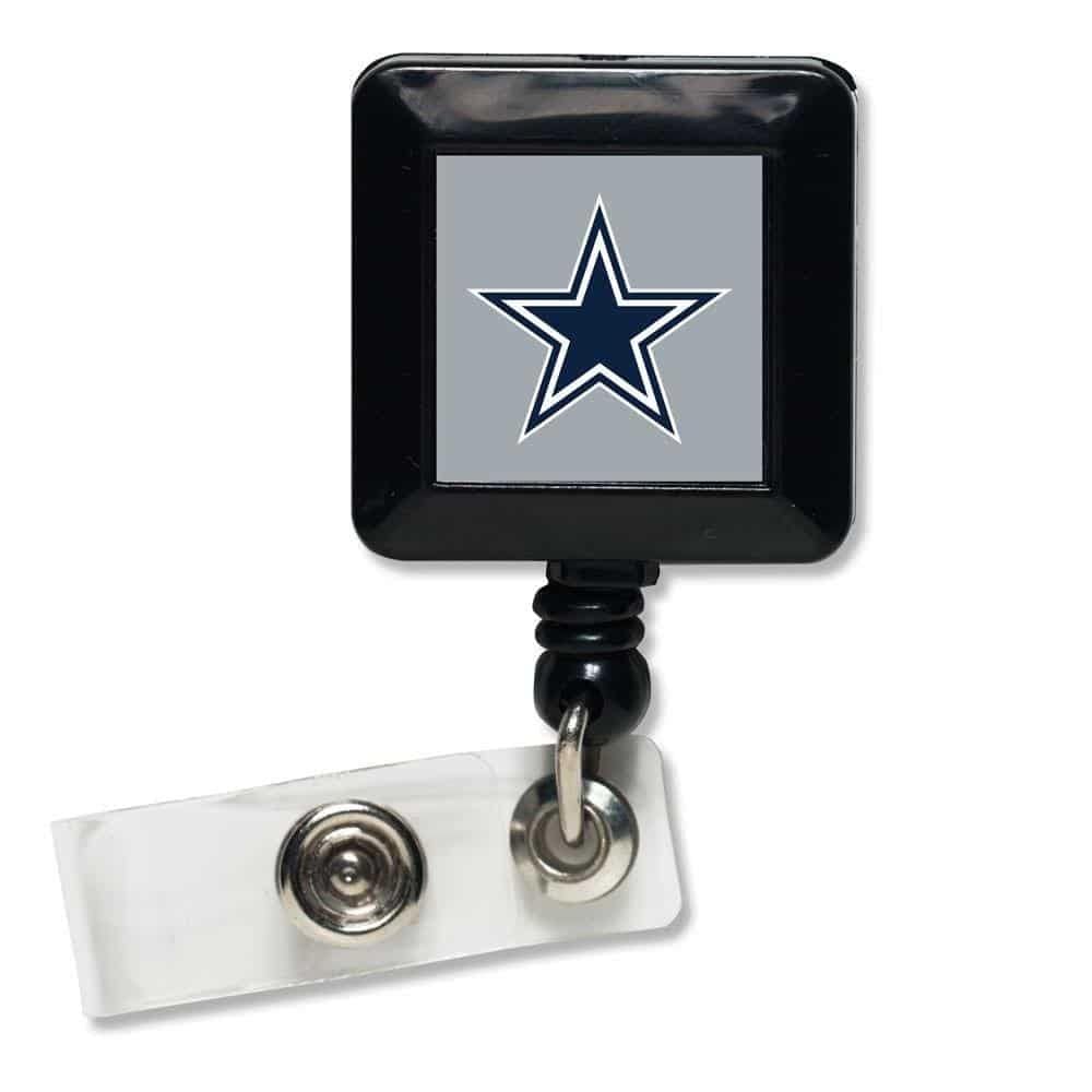 Dallas Cowboys Reel Retractable Name Badge Holder 14138021 Heartland Flags