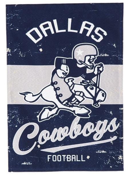 Dallas Cowboys Vintage Garden Flag Throwback Logo 2 Sided 14L3808VINT Heartland Flags