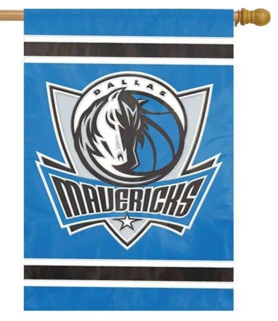 Dallas Mavericks Flag 2 Sided Applique AFMAV Heartland Flags