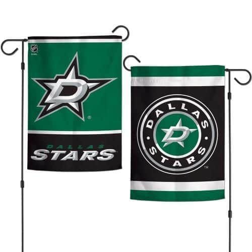 Dallas Stars 2 Sided NHL Garden Flag Double Logo 40072017 Heartland Flags