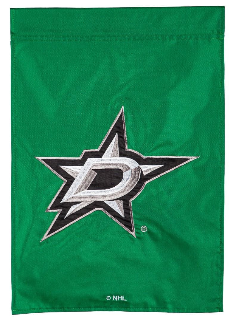 Dallas Stars Garden Flag 2 Sided Applique 16A4358 Heartland Flags