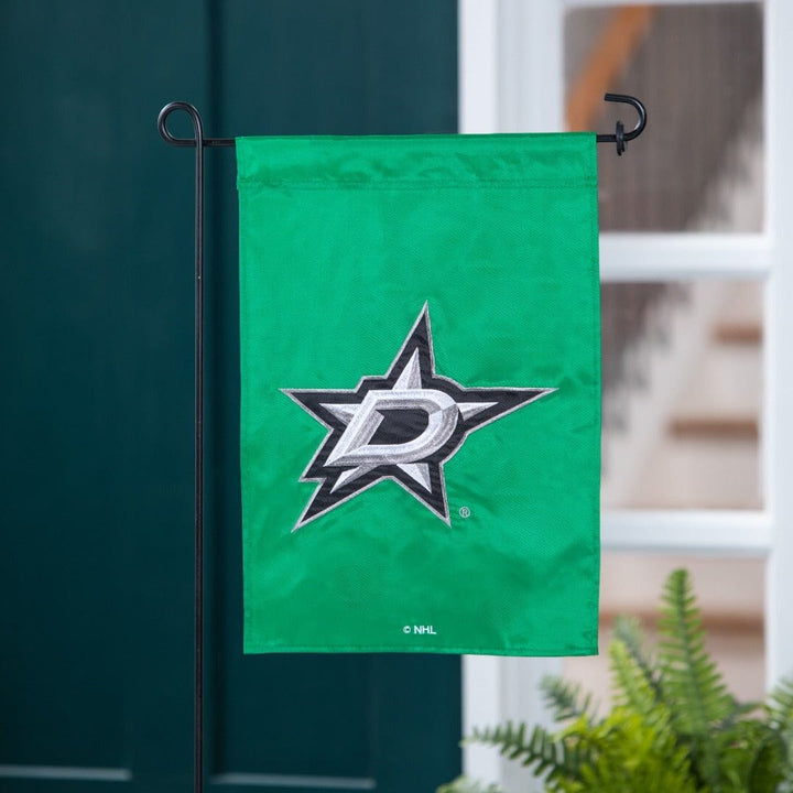 Dallas Stars Garden Flag 2 Sided Applique 16A4358 Heartland Flags