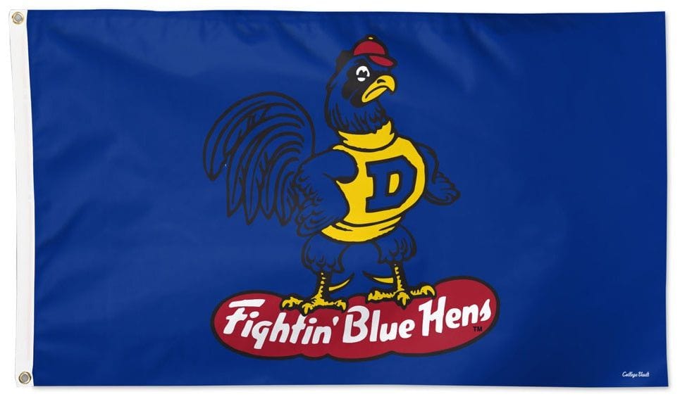 Delaware Fighting Hens Flag 3x5 Retro Logo 59848322 Heartland Flags
