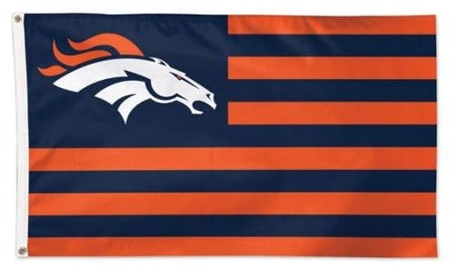 Denver Broncos Flag 3x5 Americana Stripes 67242117 Heartland Flags