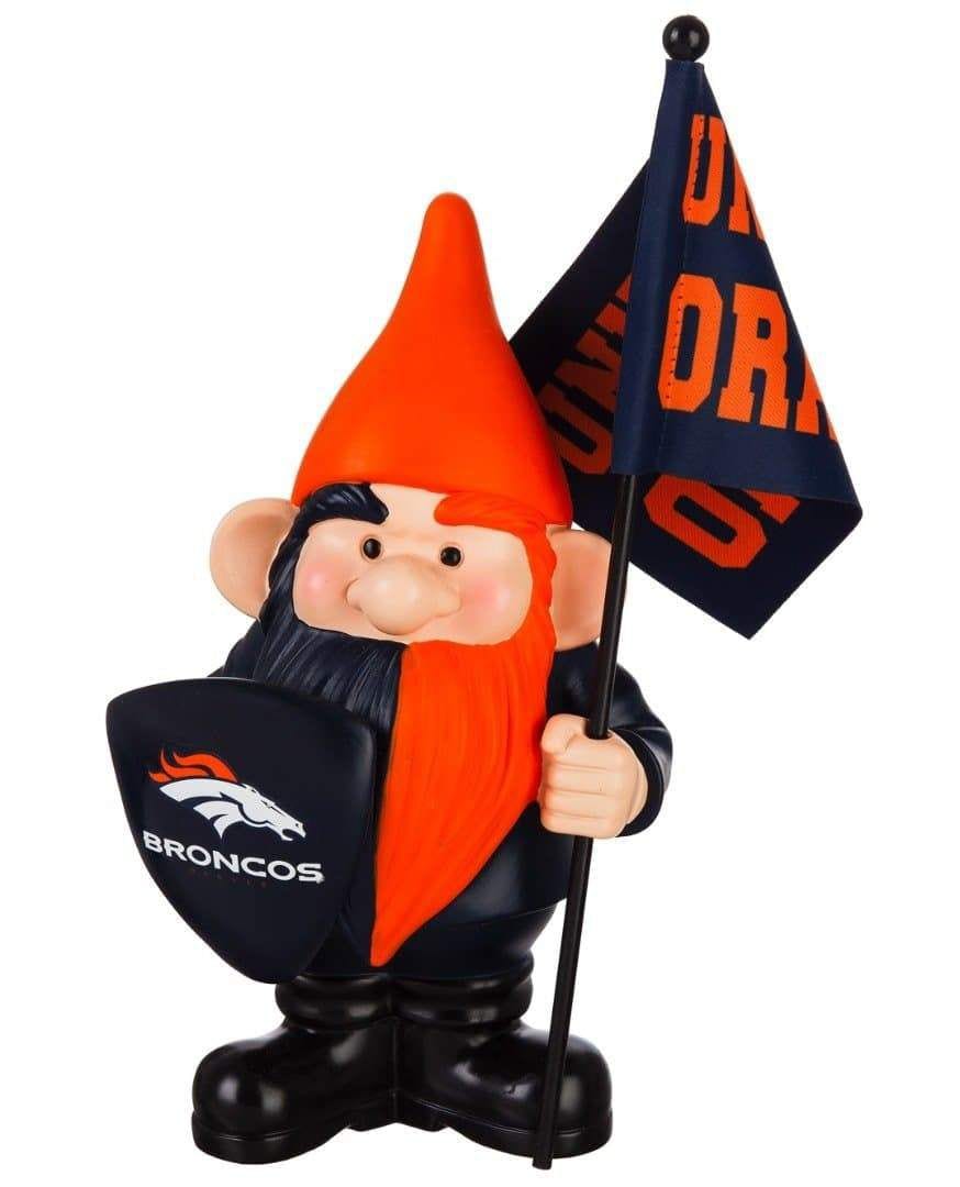 Denver Broncos Gnome with Flag United In Orange 543809FHG Heartland Flags