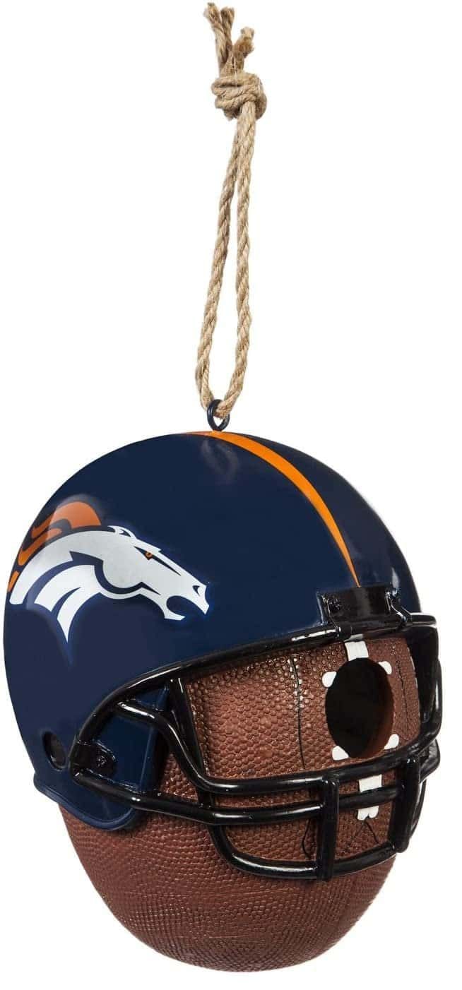 Denver Broncos Helmet Football Hanging Birdhouse 2BH3809TB Heartland Flags